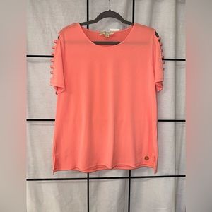 Michael Kors coral top NWT